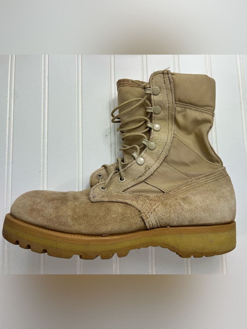 Altama Boots Tan Suede Tactical Military Durable Outdoor Workwear Size 9